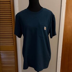 Carhartt Women's Dark Teal Short Sleeve Tee